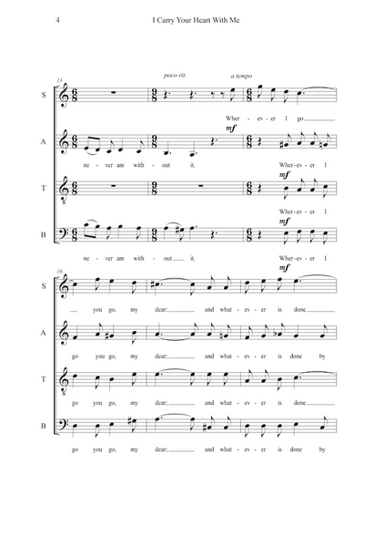 Sheet music for a musical piece with vocal lines and instruments.