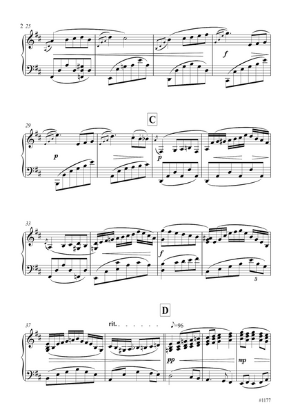 Pyotr Ilyich Tchaikovsky: Elegy, 3rd movt. of Serenade op 48 (arranged for piano by Peter Breiner) (PB191)