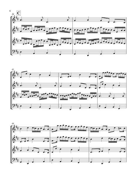 Johann Pachelbel: Canon in D – Arrangement for String Quartet by Peter Breiner (PB106)