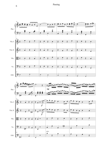 Lars Aksel Bisgaard: Passing – for piano and string orchestra