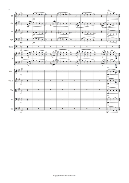 Roberto Esposito: Piano Concerto No. 1, Op. 8, "Fantastico" - Full Score (GPC036)