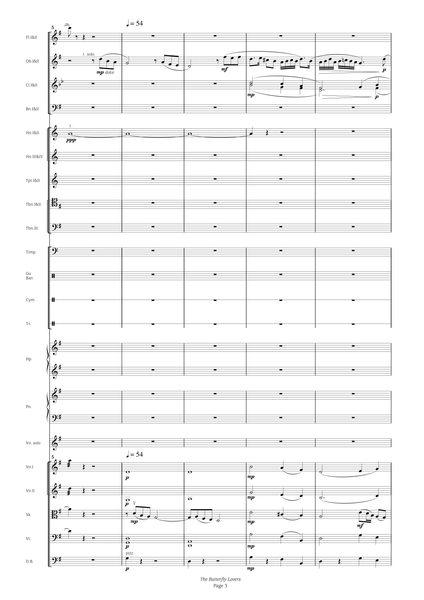 Chen Gang, He Zhanhao : The Butterfly Lovers (for Violin and Western Orchestra) 陳鋼, 何占豪: <<梁山伯與祝英台>>小提琴協奏曲  (西洋管弦樂協奏版) (NXP044)