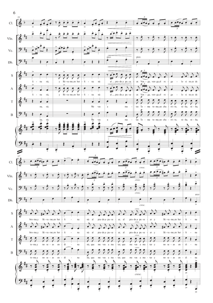 Tomás Bretón: Seguidillas (La Verbena de la Paloma) – arranged for voices and ensemble by Santi Escura (NXP123)