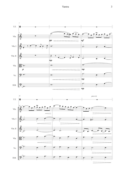 Lars Aksel Bisgaard: Yantra for solo violin, string orchestra and tamtam ad lib. (GP089)