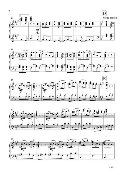 Antonín Dvořák: Finale, Allegro giocoso ma non troppo (Part I) from Violin Concerto in A minor (arranged for piano by Peter Breiner) (PB174)
