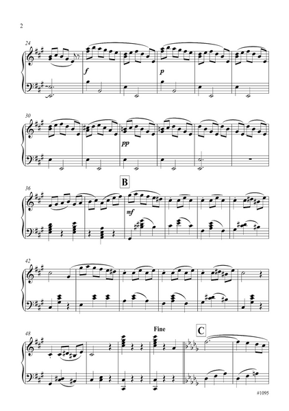 Antonín Dvořák: Serenade in E Major, II. Tempo dil valse (arranged for piano by Peter Breiner) (PB156)