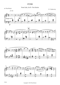 Pyotr Ilyich Tchaikovsky: Pas d'action, from Swan Lake, Act 2 (arranged for piano by Peter Breiner) (PB200)