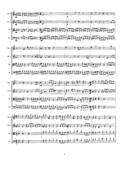 John Ramsay: String Quartets 1-4 - score