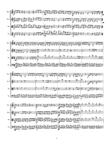 John Ramsay: String Quartets 1-4 - score