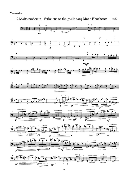 John Ramsay: String Quartets 1-4 - Vlc