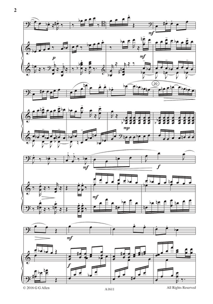 Geoffrey Allen: Sonata for bassoon and piano, Op. 9 EDN80023