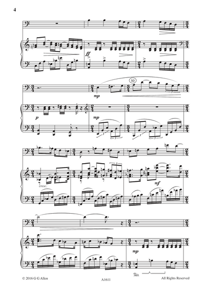 Geoffrey Allen: Sonata for bassoon and piano, Op. 9 EDN80023