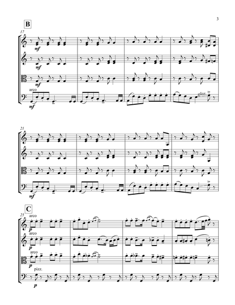 Jingle Bells – Arrangement for String Quartet by Peter Breiner (PB074)