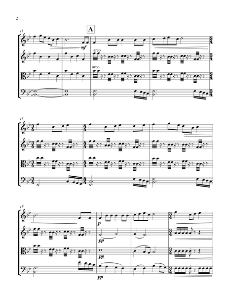 The 12 Days of Christmas – Arrangement for String Quartet by Peter Breiner (PB077)