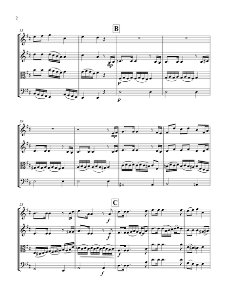 O Tannenbaum – Arrangement for String Quartet by Peter Breiner (PB081)