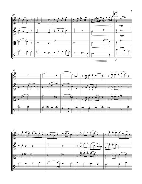 O Come All Ye Faithful – Arrangement for String Quartet by Peter Breiner (PB083)