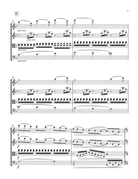 Claude Debussy: Clair de Lune – Arrangement for String Quartet by Peter Breiner (PB095)