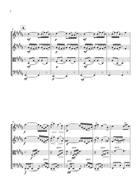 Léo Delibes: Flower Duet from Lakme – Arrangement for String Quartet by Peter Breiner (PB097)