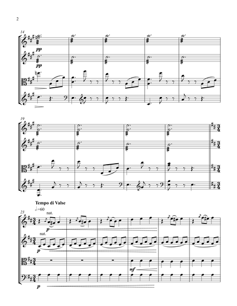 Johann Strauss II: An der Schönen Blauen Donau / Blue Danube Waltz – Arrangement for String Quartet by Peter Breiner (PB099)