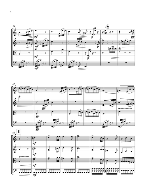 Ludwig van Beethoven: Für Elise, WoO 59 – Arrangement for String Quartet by Peter Breiner (PB102)