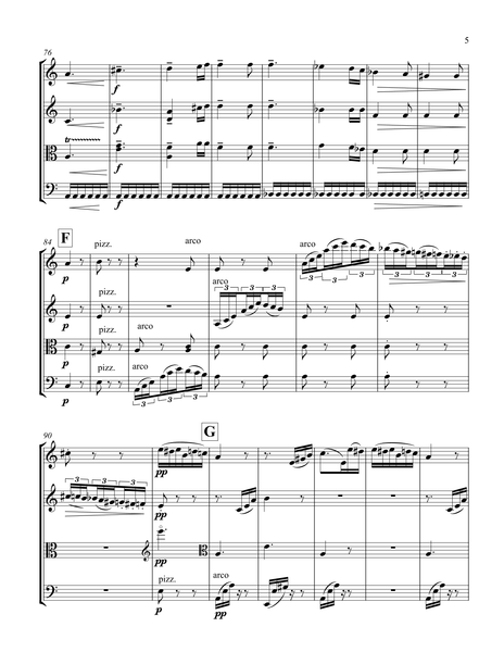 Ludwig van Beethoven: Für Elise, WoO 59 – Arrangement for String Quartet by Peter Breiner (PB102)