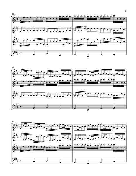 Johann Pachelbel: Canon in D – Arrangement for String Quartet by Peter Breiner (PB106)