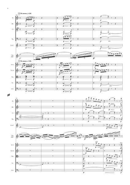 Glazunov, Alexander: Violin Concerto in A major, Op. 82 (arr. for String Quintet & Wind Quintet) (AEGC6)