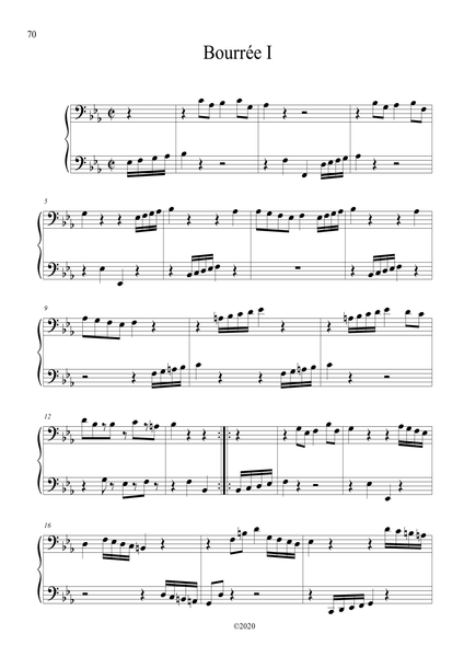 J.S. Bach: Cello Suite No. 4 in E-flat major, BWV 1010 – arranged for piano by Eleonor Bindman (GPC078)