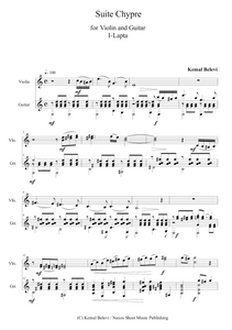 Kemal Belevi: Suite Chypre – for Violin and Guitar