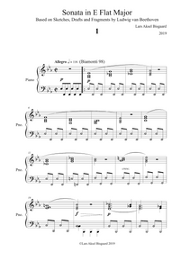 Lars Aksel Bisgaard: Piano Sonata in E-flat major