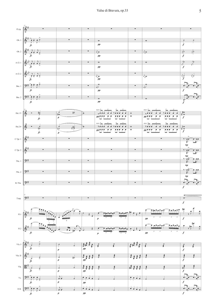 Franz Doppler: Valse di Bravura, op. 33 – arranged for two flutes and orchestra by Santi Escura (NXP)