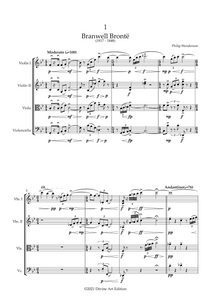 Philip Henderson: PORTRAIT – the Brontë Quartet – String Quartet No. 2 (EDN80028)