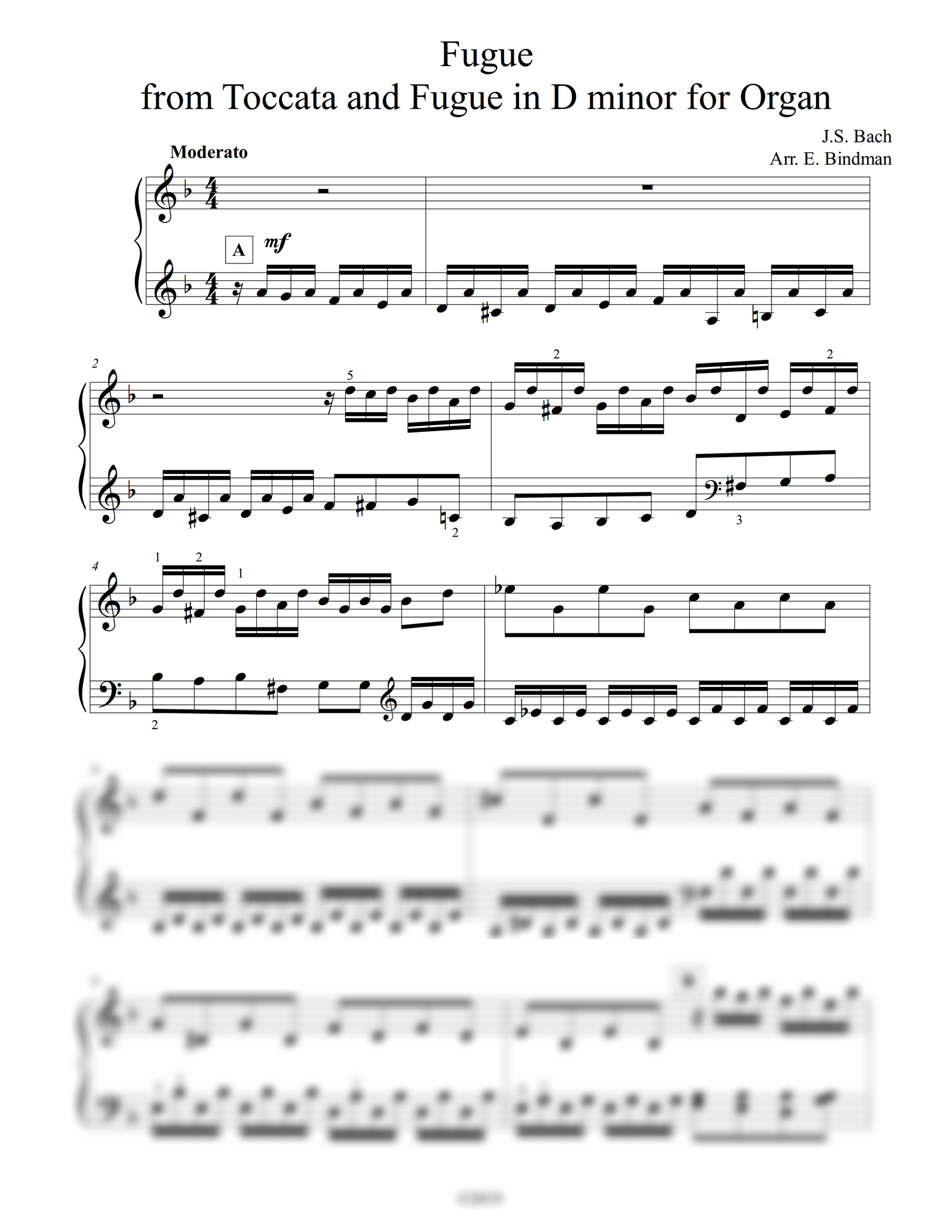 from　minor　for　piano　in　Toccata　Organ　Fugue　and　D　Bach:　Fugue