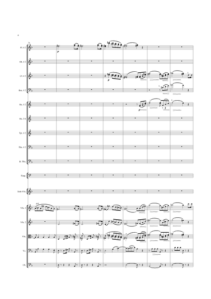 Charles Auguste de Bériot: Violin Concerto No. 4 in D Minor, Op. 46 – full score (NXP001)