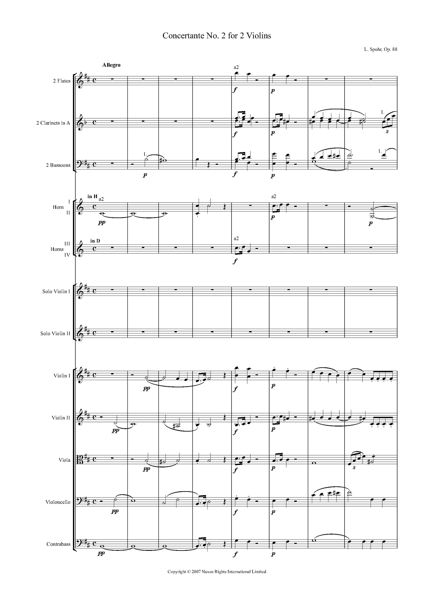 undtagelse bungee jump Bryde igennem Louis Spohr: Concertante No. 2 in B Minor, Op. 88