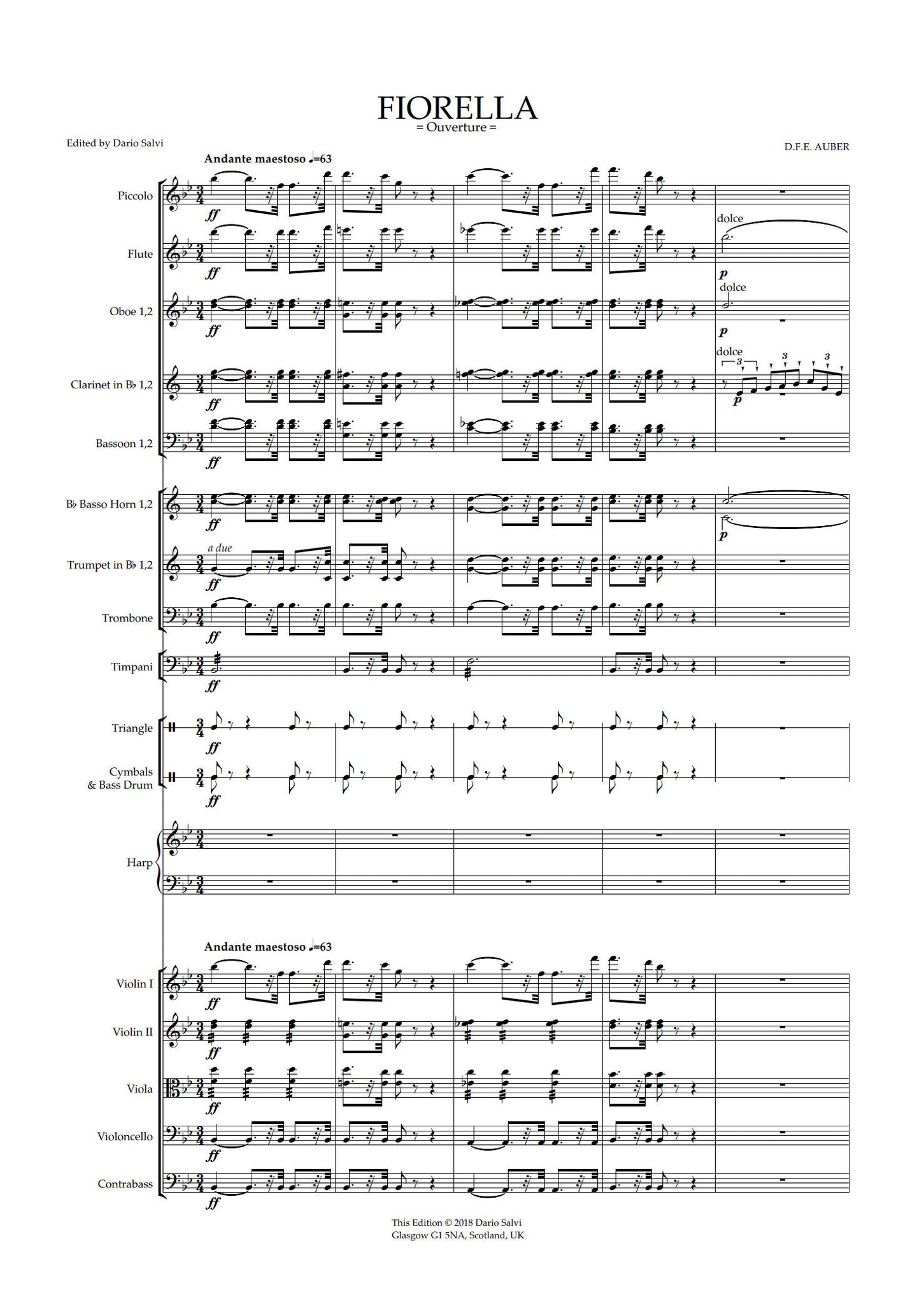 Daniel François Esprit Auber: Fiorella - Overture (NXP052)