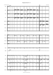 Johannes Brahms: Hungarian Dances No. 11 – arranged by Peter Breiner (PB012)