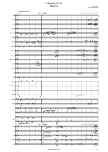 Claude Debussy: 24 Préludes, No. 12: Minstrels – arranged by Peter Breiner (PB029)