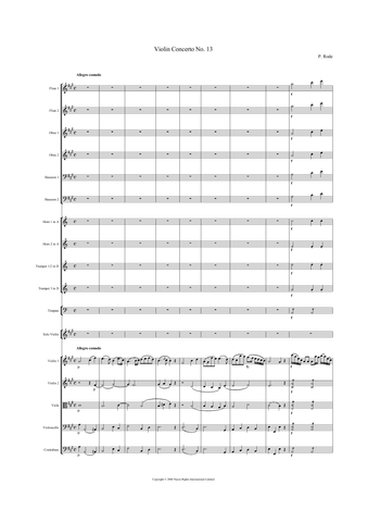 Pierre, Rode: Violin Concerto No. 13 in F-sharp Minor / A Major, Op. posth. (Rode013)