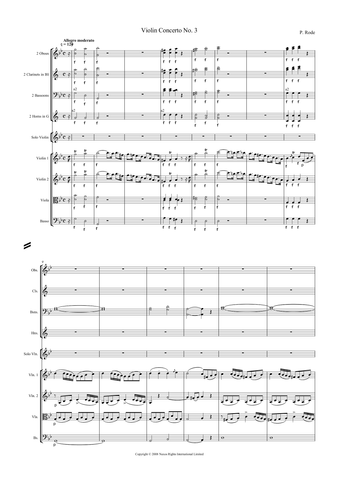 Pierre, Rode: Violin Concerto No. 3 in G Minor, Op. 5 (Rode003)