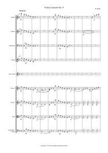 Pierre, Rode: Violin Concerto No.9 in C Major, Op.17 (Rode009)