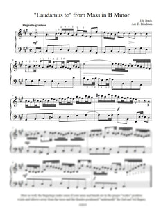 J.S. Bach: “Laudamus te” from Mass in B Minor, BWV 232 arranged for piano by Eleonor Bindman (GPC065)